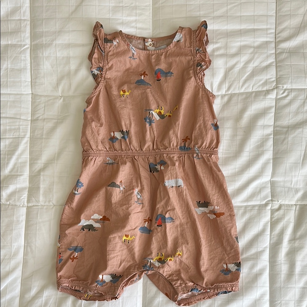 Petit Bateau Printed Romper